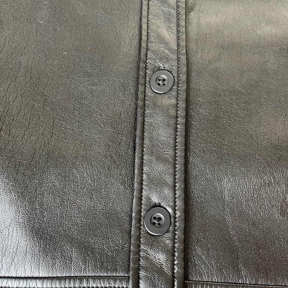 Babaton leather-like shacket size xxs - Picture 4 of 4